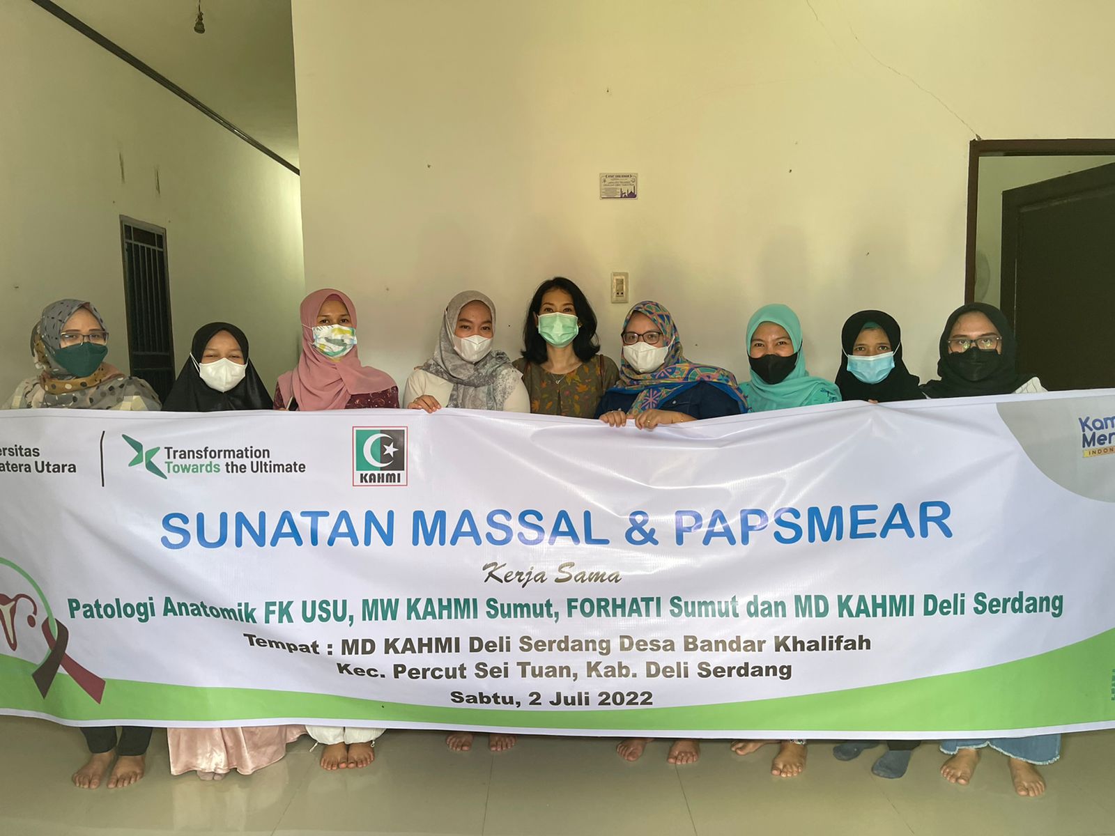 Kegiatan Bakti Sosial Sunatan Massal dan Papsmear Pancing Deli Serdang2